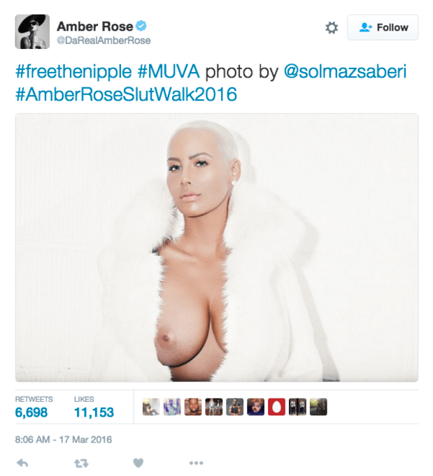 Amber Rose Brakes The Internet With Her Tweet | CelebNews image 3